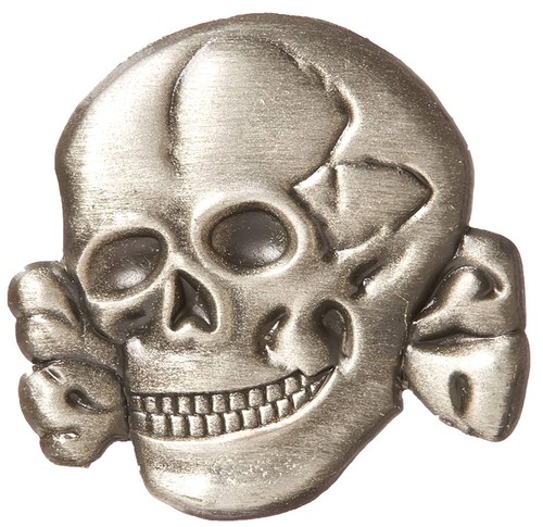 Skull and cross bones - skull, pin,